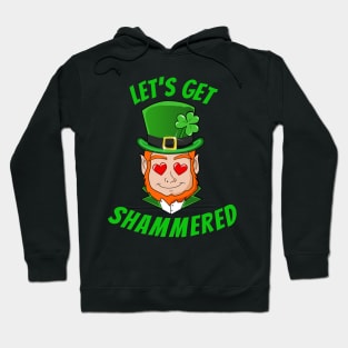 Funny Saint Patricks Day Leprechaun love and Beer Drinking Hoodie